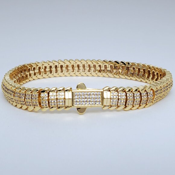 14K Gold 2ct Diamond Womens Tennis Bracelet Ladies 14 Karat Silver